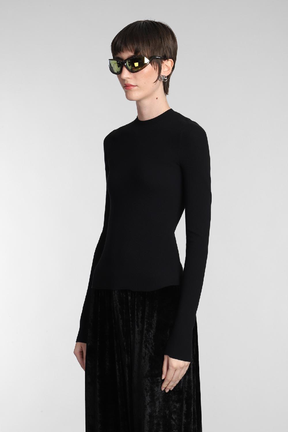 Deliberti Balenciaga Topwear In Cotone Nero Cod. 381741 - Deliberti The Luxury Shopping