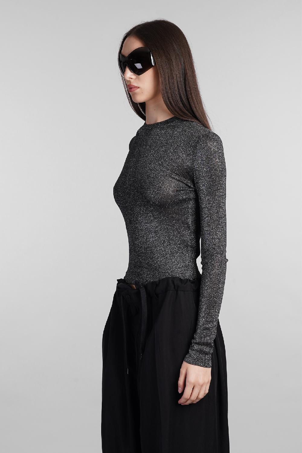 Deliberti Balenciaga Topwear In Cupro Nero Cod. 405828 - Deliberti The Luxury Shopping