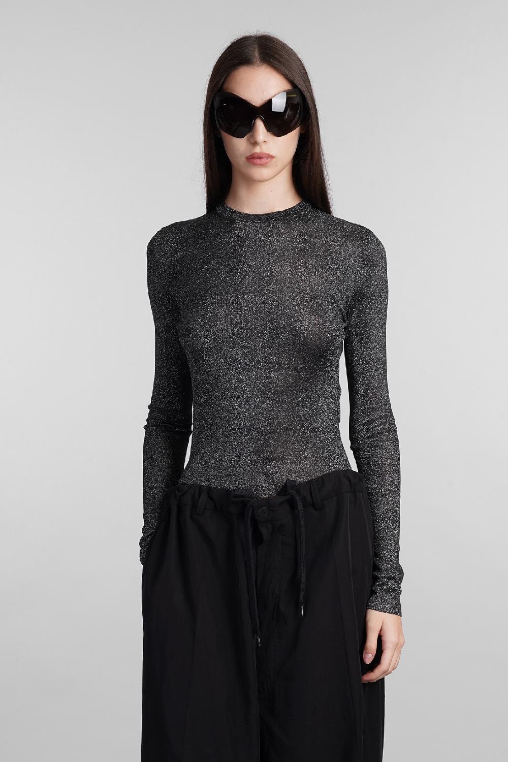 Deliberti Balenciaga Topwear in cupro nero cod. 405828 - Deliberti The Luxury Shopping