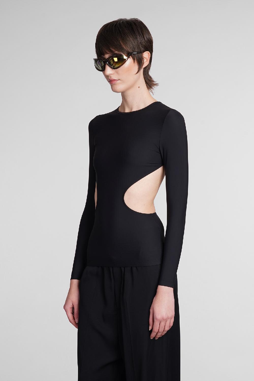 Deliberti Balenciaga Topwear In Nylon Nero Cod. 398894 - Deliberti The Luxury Shopping