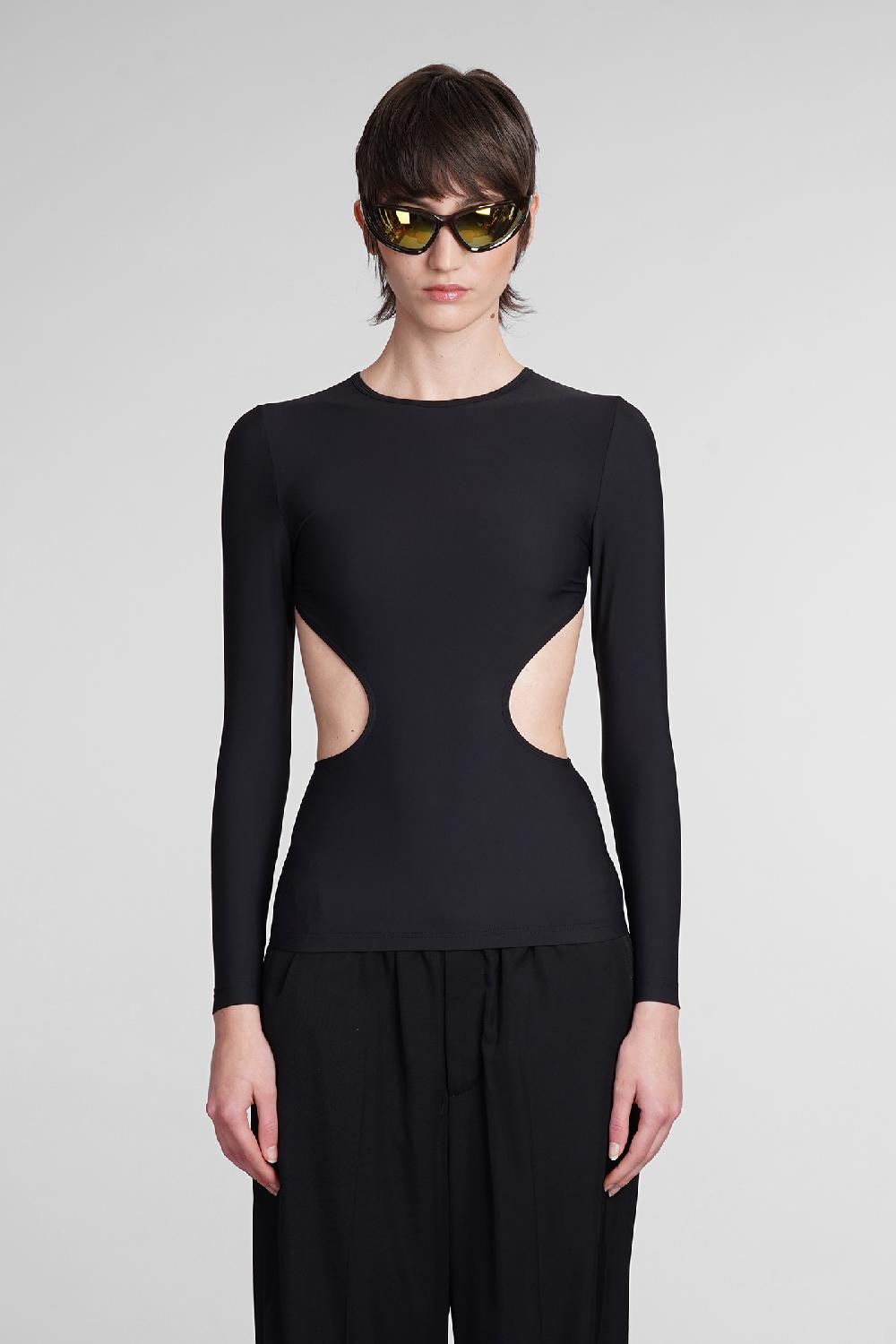 Deliberti Balenciaga Topwear in nylon nero cod. 398894 - Deliberti The Luxury Shopping