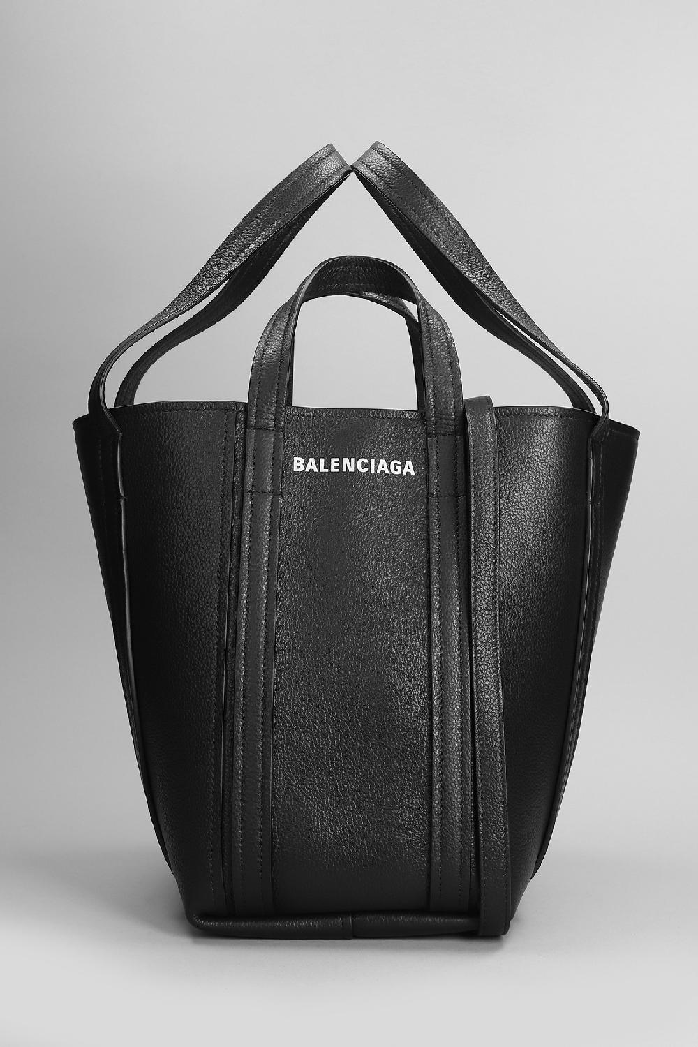 Deliberti Balenciaga Tote everyday sh s in pelle nera cod. 405845 - Deliberti The Luxury Shopping