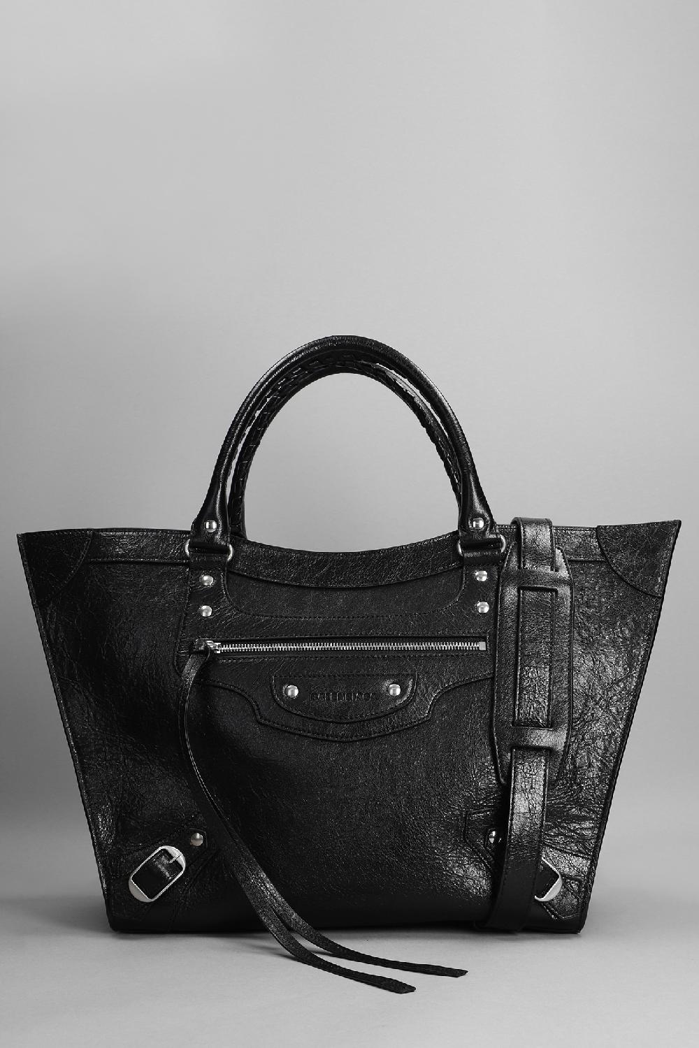 Deliberti Balenciaga Tote neo cl in pelle nera cod. 354523 - Deliberti The Luxury Shopping