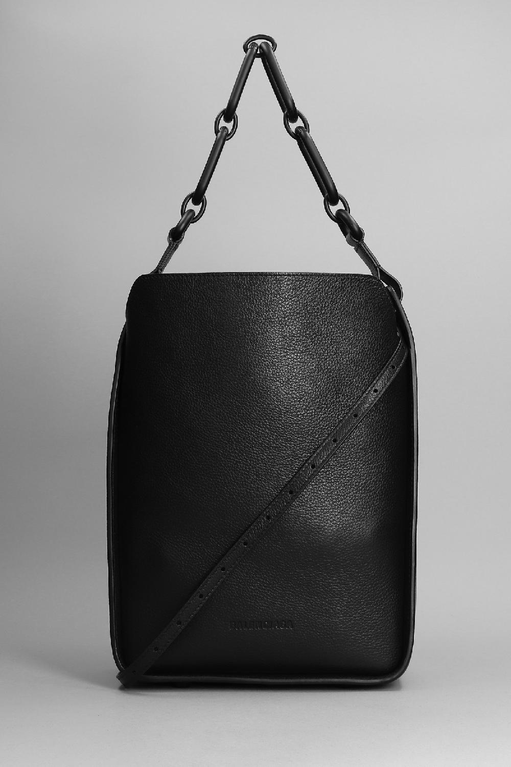 Deliberti Balenciaga Tote tool 2.0 in pelle nera cod. 340345 - Deliberti The Luxury Shopping