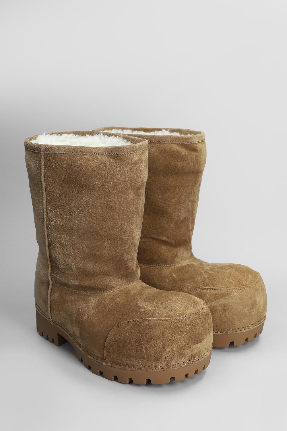 Deliberti Balenciaga Tronchetti Alaska In Camoscio Cuoio Naturale Cod. 406053 - Deliberti The Luxury Shopping