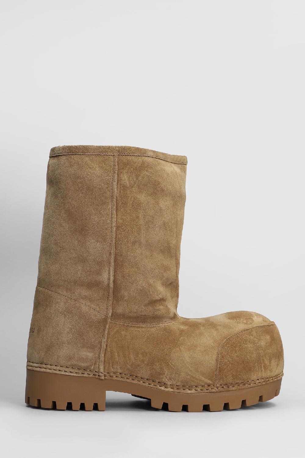 Deliberti Balenciaga Tronchetti alaska in camoscio cuoio naturale cod. 406053 - Deliberti The Luxury Shopping