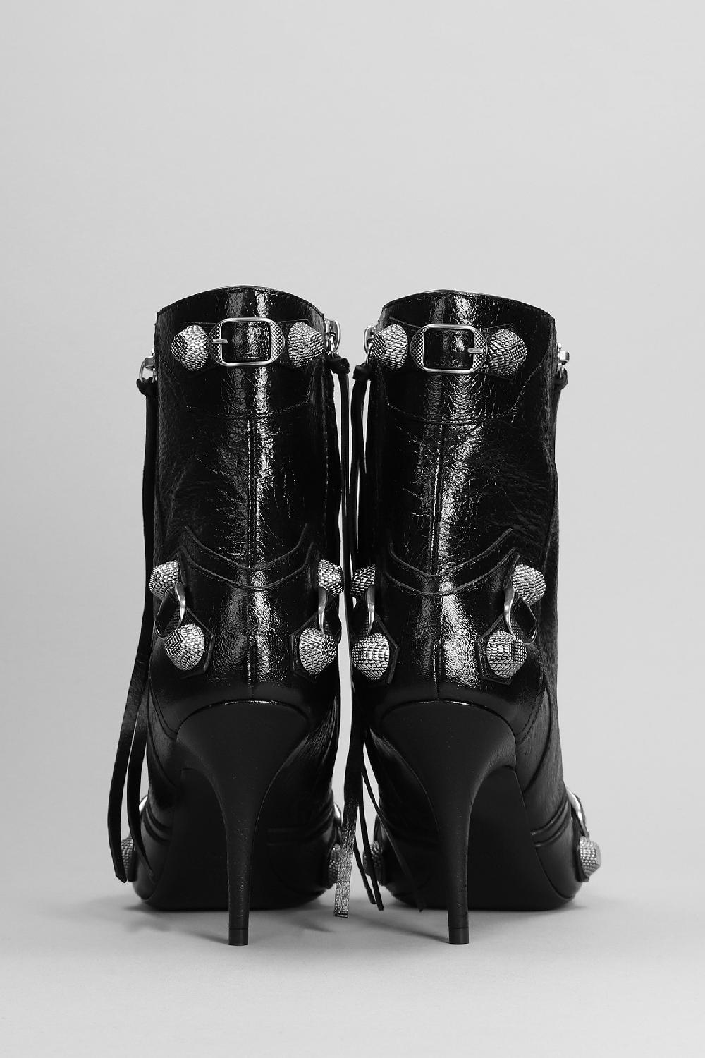 Deliberti Balenciaga Tronchetti Tacco Alto In Pelle Nera Cod. 383691 - Deliberti The Luxury Shopping