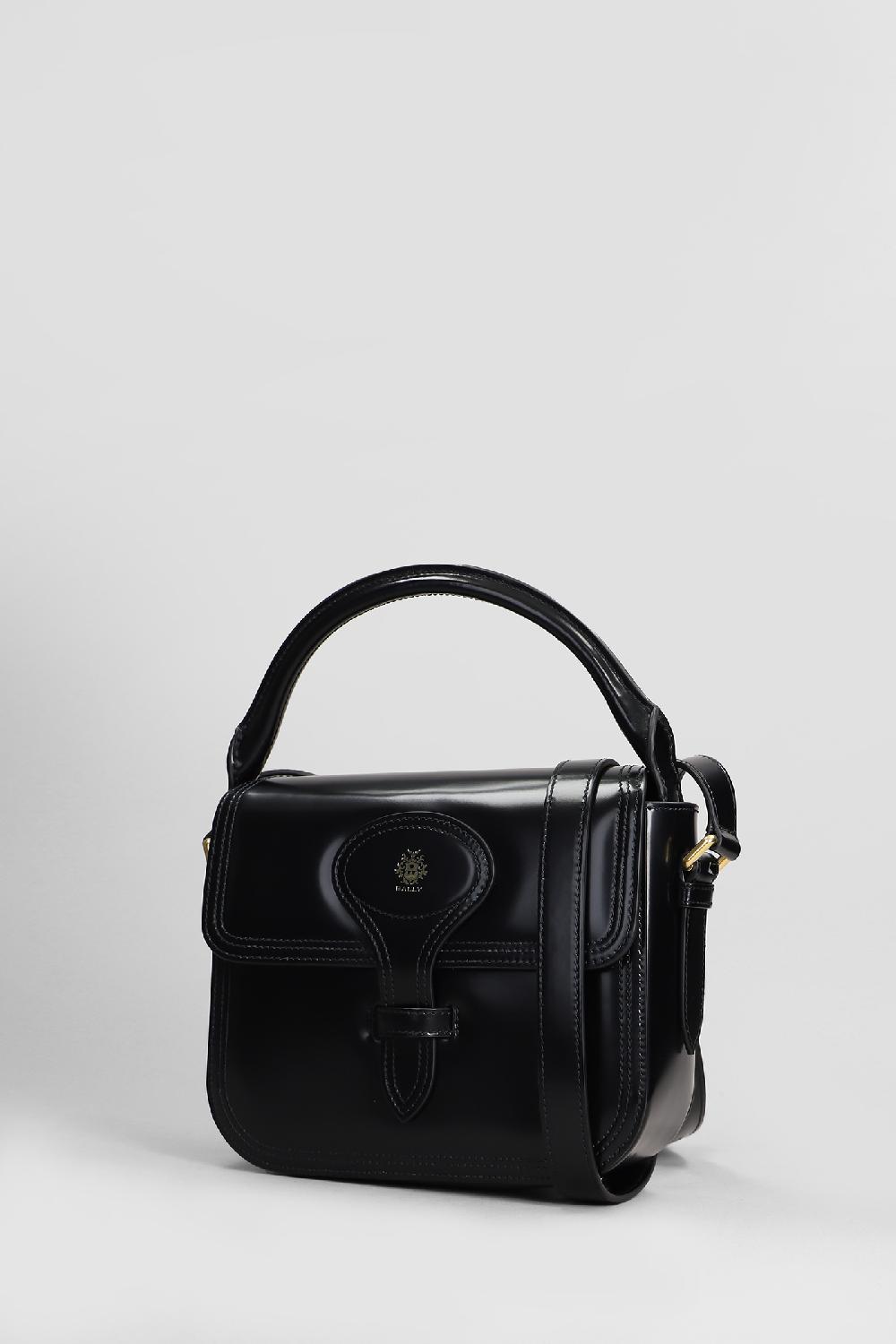 Deliberti Bally Borsa A Spalla Beckett Flap S Horse In Pelle Nera Cod. 409367 - Deliberti The Luxury Shopping