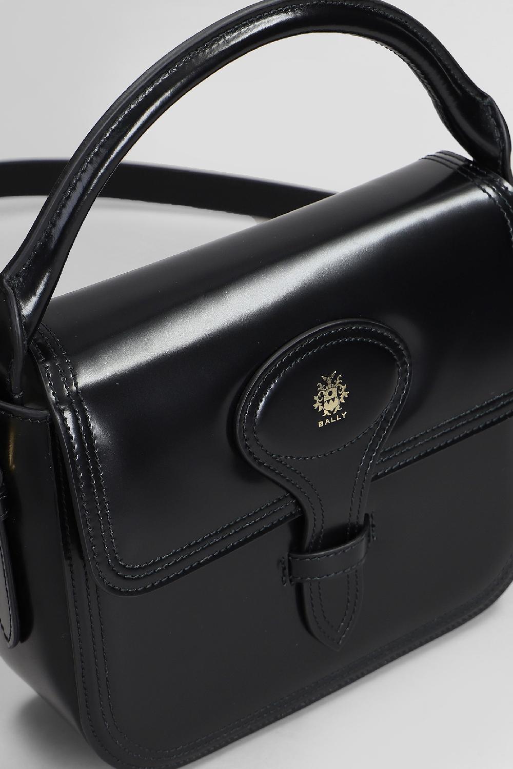 Deliberti Bally Borsa A Spalla Beckett Flap S Horse In Pelle Nera Cod. 409367 - Deliberti The Luxury Shopping