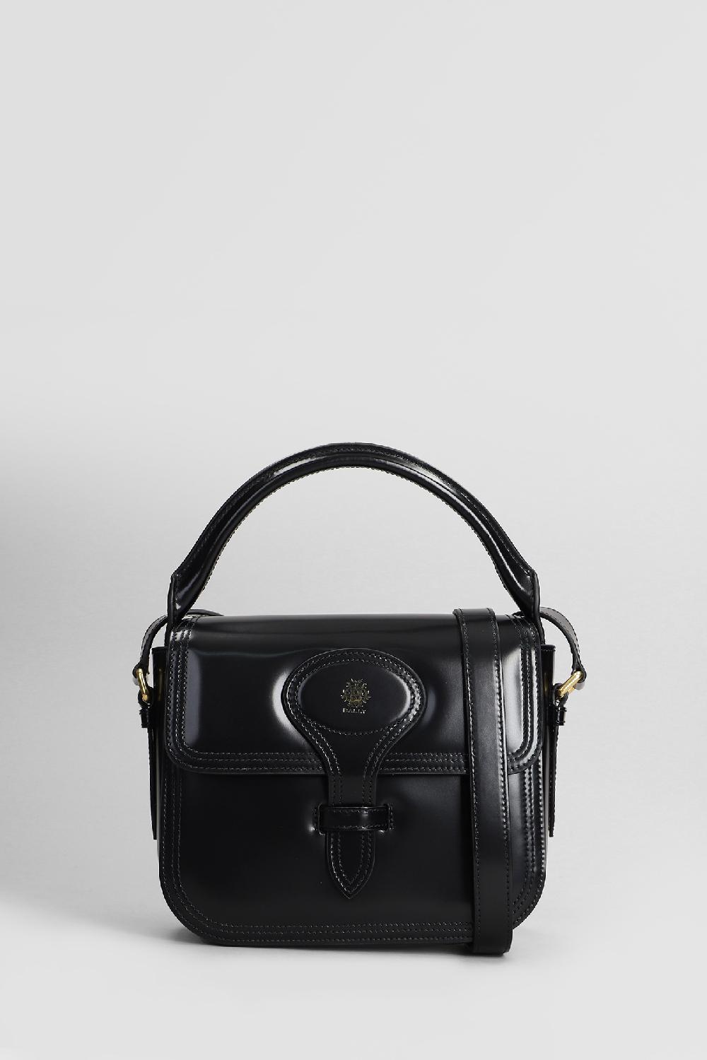 Deliberti Bally Borsa a spalla beckett flap s horse in pelle nera cod. 409367 - Deliberti The Luxury Shopping