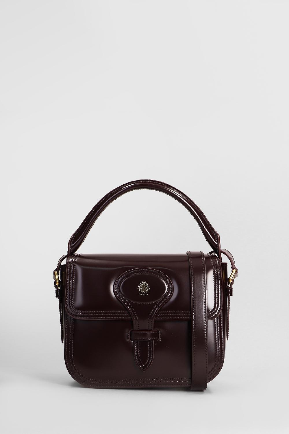 Deliberti Bally Borsa a spalla beckett flap s horse in pelle bordeaux cod. 409366 - Deliberti The Luxury Shopping