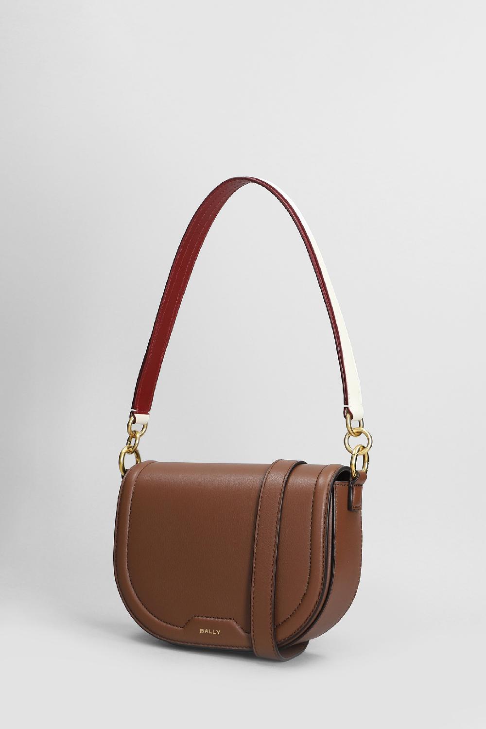 Deliberti Bally Borsa A Spalla Code Flap In Pelle Marrone Cod. 405058 - Deliberti The Luxury Shopping