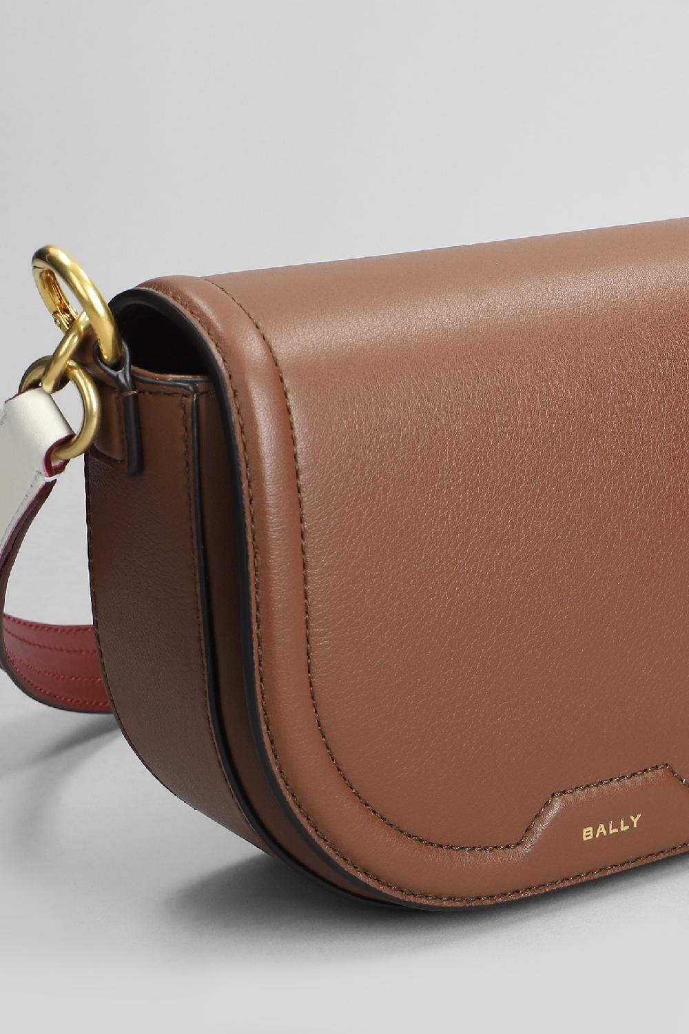 Deliberti Bally Borsa A Spalla Code Flap In Pelle Marrone Cod. 405058 - Deliberti The Luxury Shopping