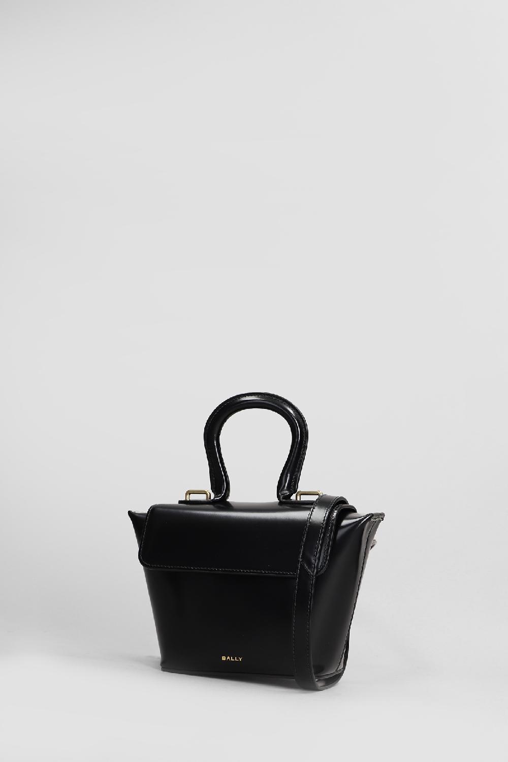 Deliberti Bally Borsa A Spalla Mini Belle Bag Horse In Pelle Nera Cod. 409368 - Deliberti The Luxury Shopping