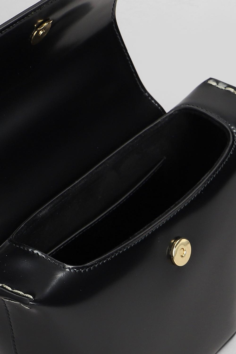 Deliberti Bally Borsa A Spalla Mini Belle Bag Horse In Pelle Nera Cod. 409368 - Deliberti The Luxury Shopping