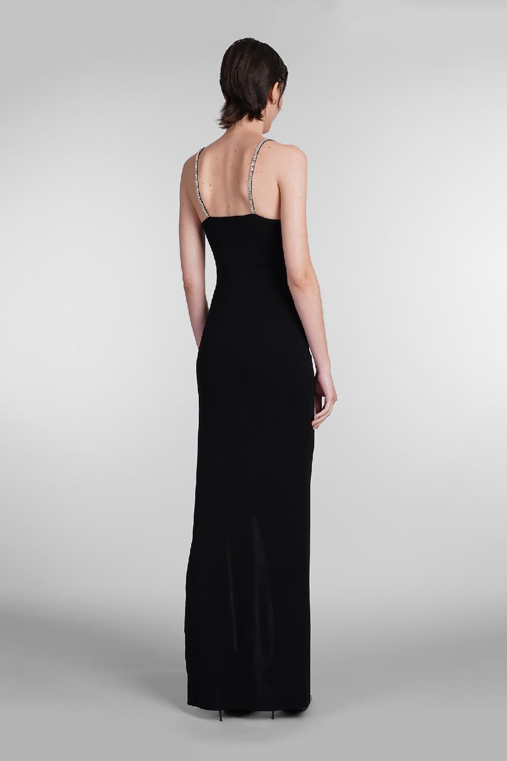 Deliberti Balmain Abito In Viscosa Nera Cod. 403041 - Deliberti The Luxury Shopping