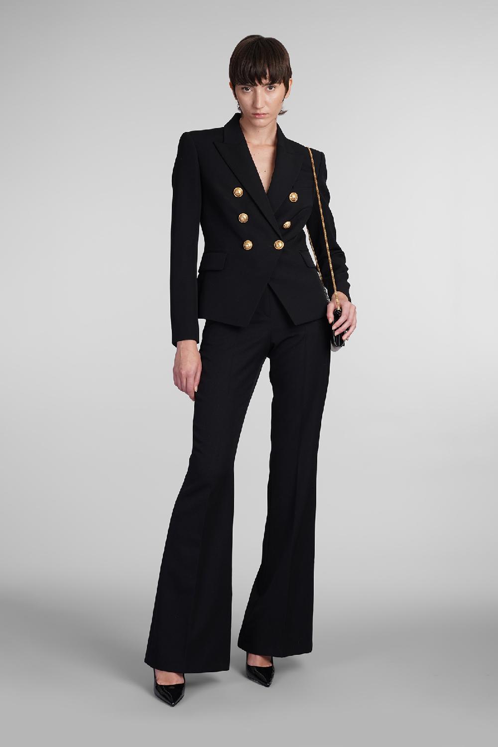 Deliberti Balmain Blazer In Lana Nera Cod. 406839 - Deliberti The Luxury Shopping