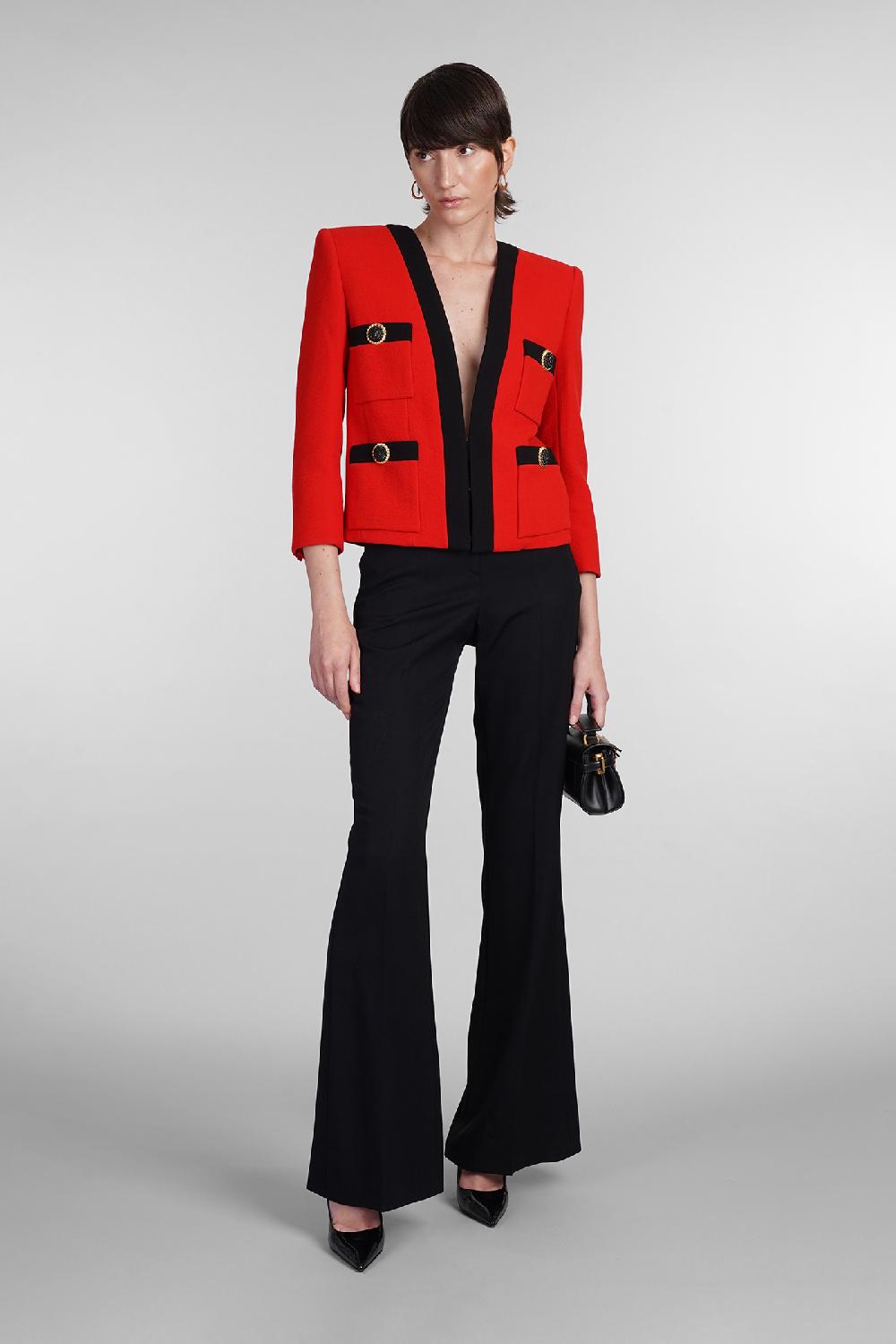 Deliberti Balmain Blazer In Lana Rossa Cod. 403044 - Deliberti The Luxury Shopping