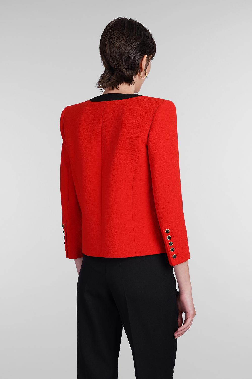 Deliberti Balmain Blazer In Lana Rossa Cod. 403044 - Deliberti The Luxury Shopping
