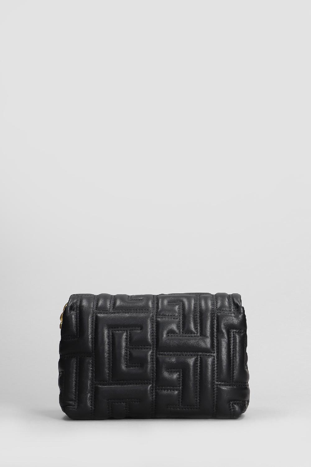 Deliberti Balmain Borsa A Spalla 1945 Soft In Pelle Nera Cod. 406841 - Deliberti The Luxury Shopping