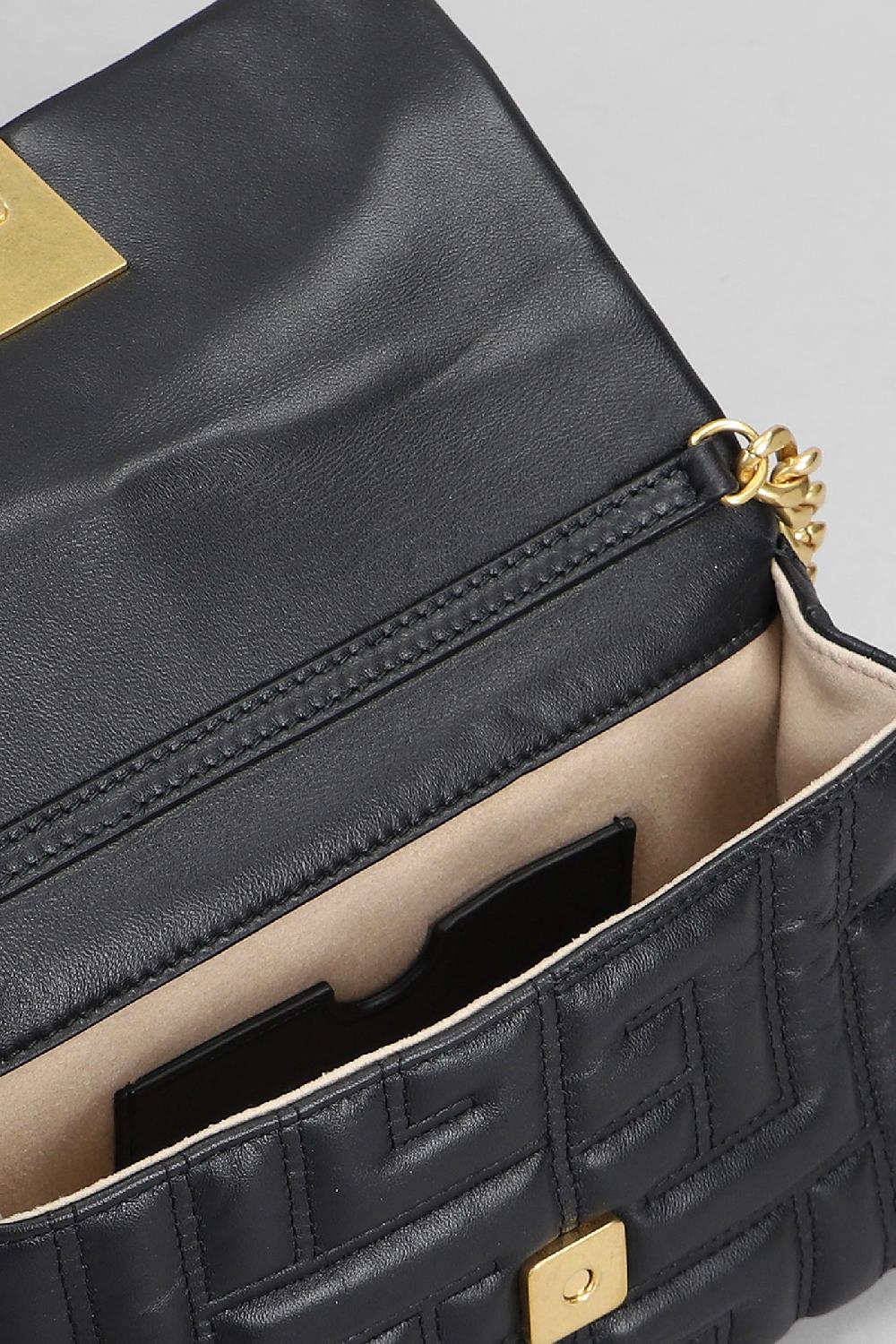 Deliberti Balmain Borsa A Spalla 1945 Soft In Pelle Nera Cod. 406841 - Deliberti The Luxury Shopping