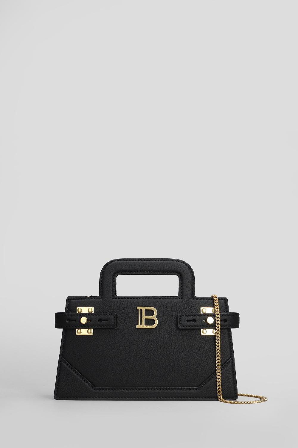 Deliberti Balmain Borsa a spalla b buzz mini in pelle nera cod. 406843 - Deliberti The Luxury Shopping