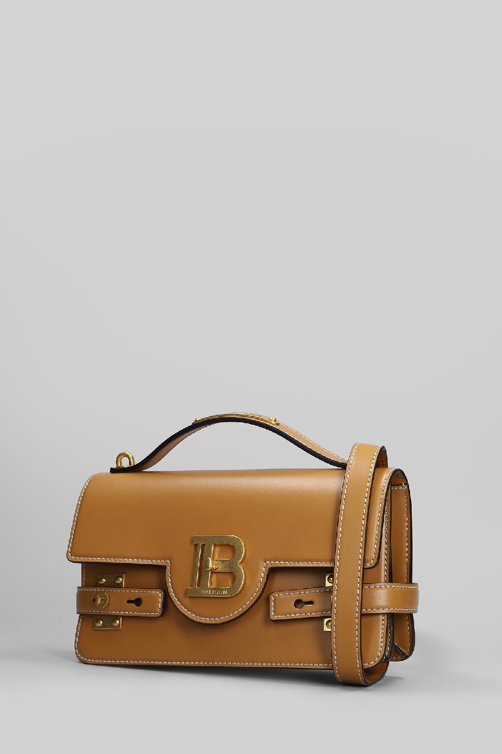 Deliberti Balmain Borsa A Spalla Bbuzz 24 In Pelle Beige Cod. 385103 - Deliberti The Luxury Shopping