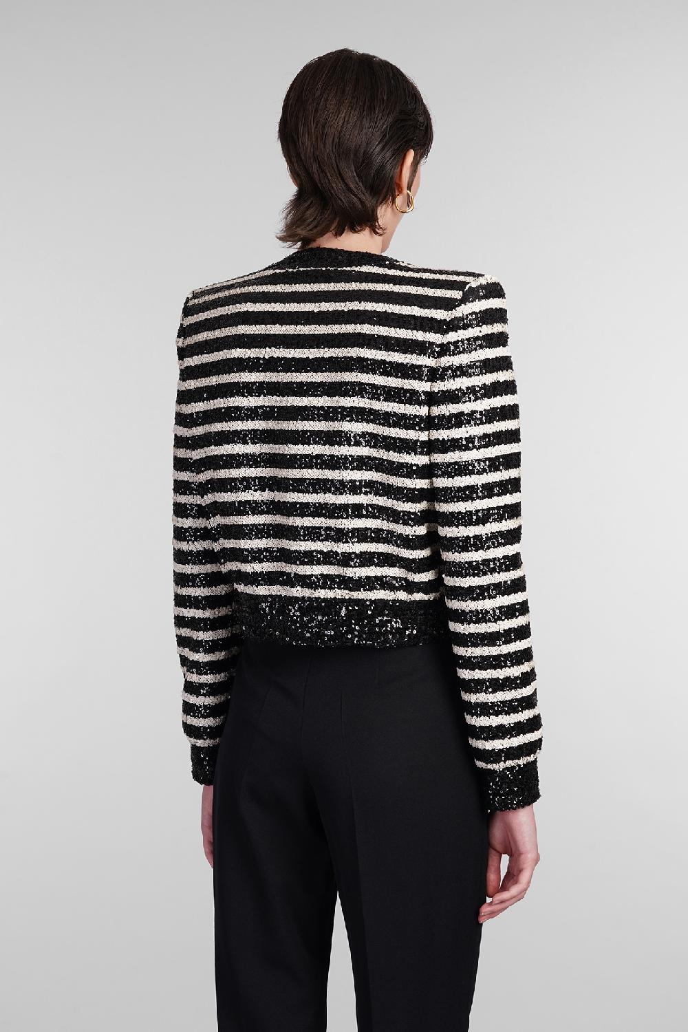 Deliberti Balmain Cardigan In Poliestere Nero Cod. 403033 - Deliberti The Luxury Shopping