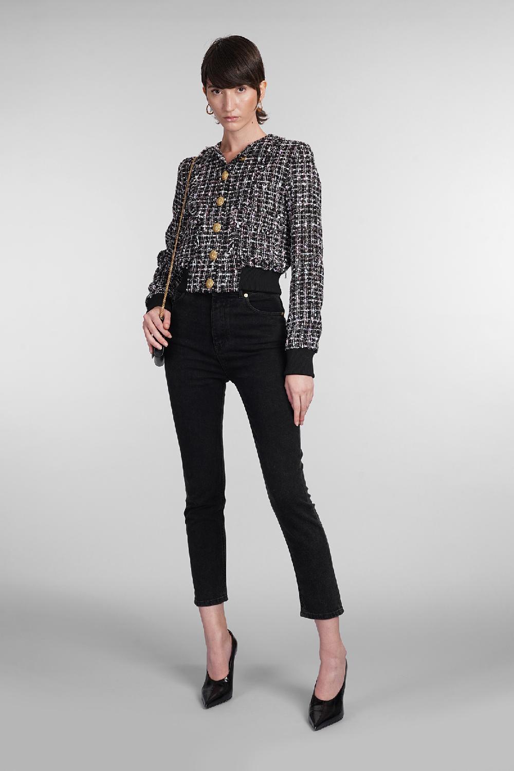 Deliberti Balmain Giacca Casual In Poliestere Nero Cod. 403045 - Deliberti The Luxury Shopping