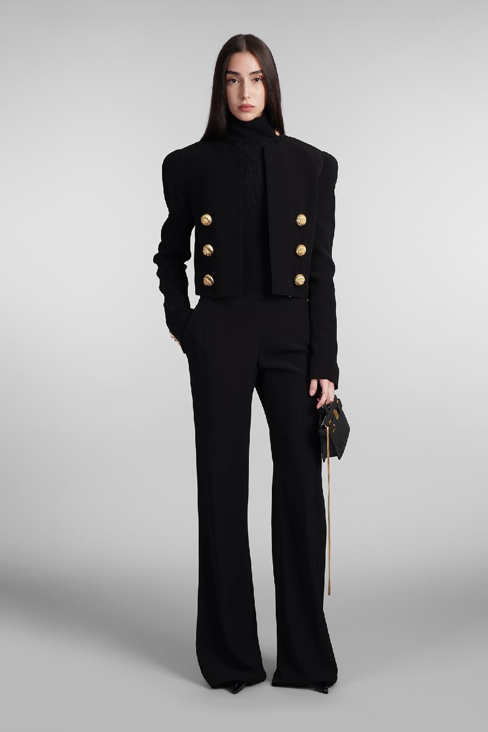 Deliberti Balmain In Viscosa Nera Cod. 406838 - Deliberti The Luxury Shopping