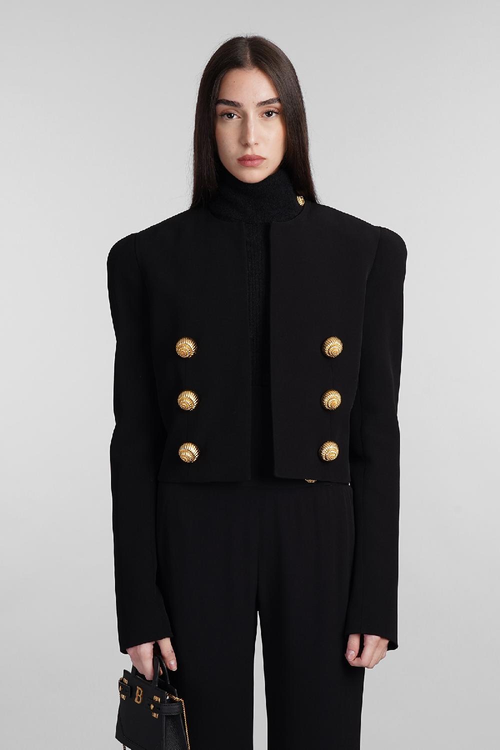 Deliberti Balmain In viscosa nera cod. 406838 - Deliberti The Luxury Shopping