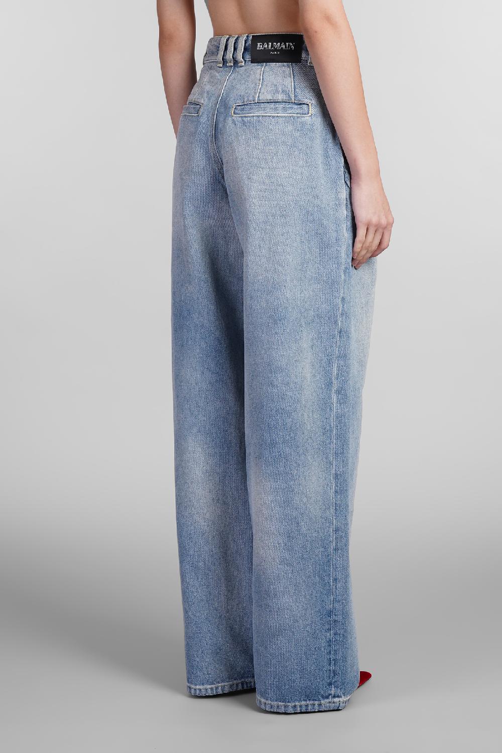 Deliberti Balmain Jeans In Cotone Blu Cod. 406834 - Deliberti The Luxury Shopping