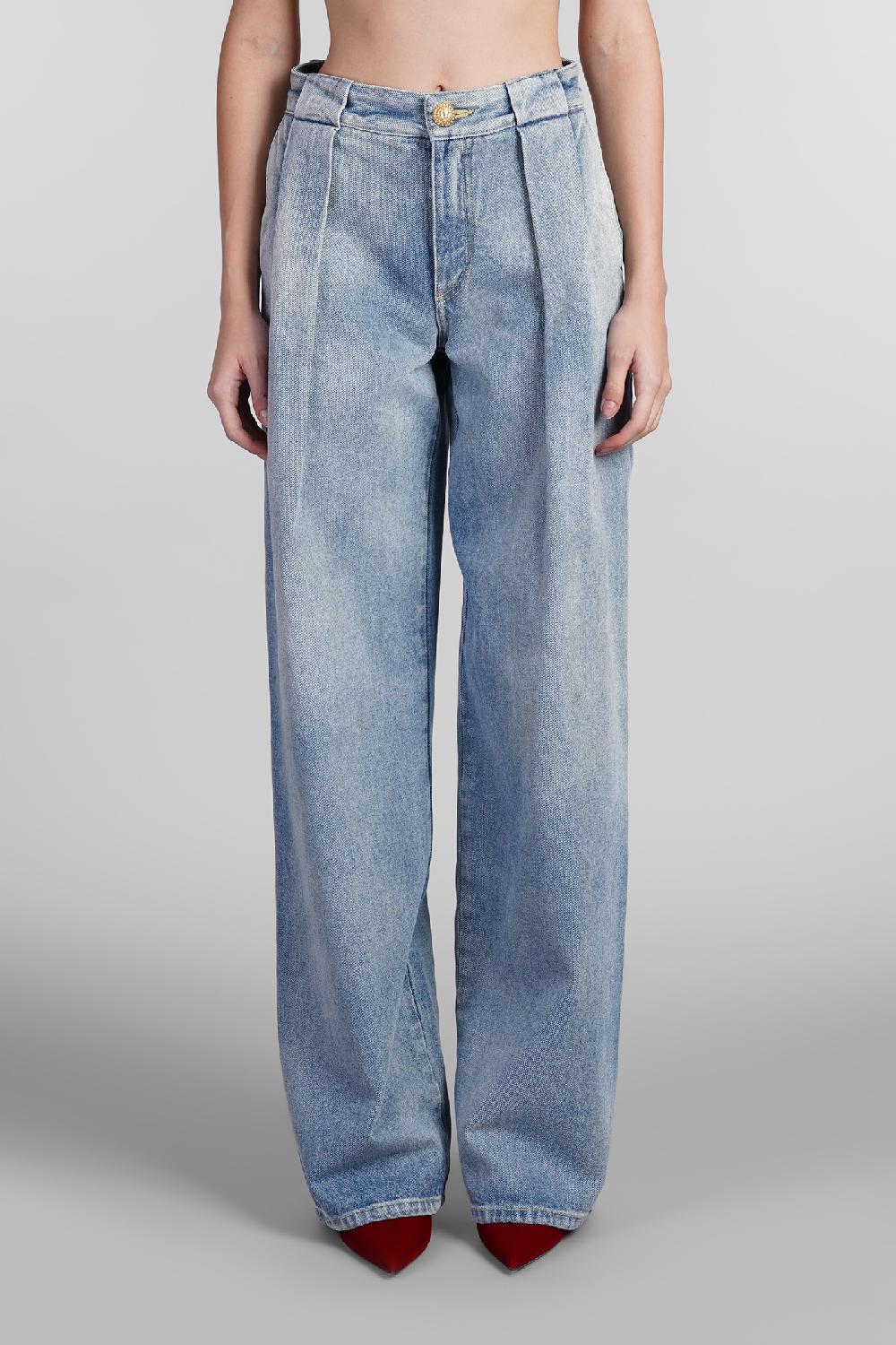 Deliberti Balmain Jeans in cotone blu cod. 406834 - Deliberti The Luxury Shopping