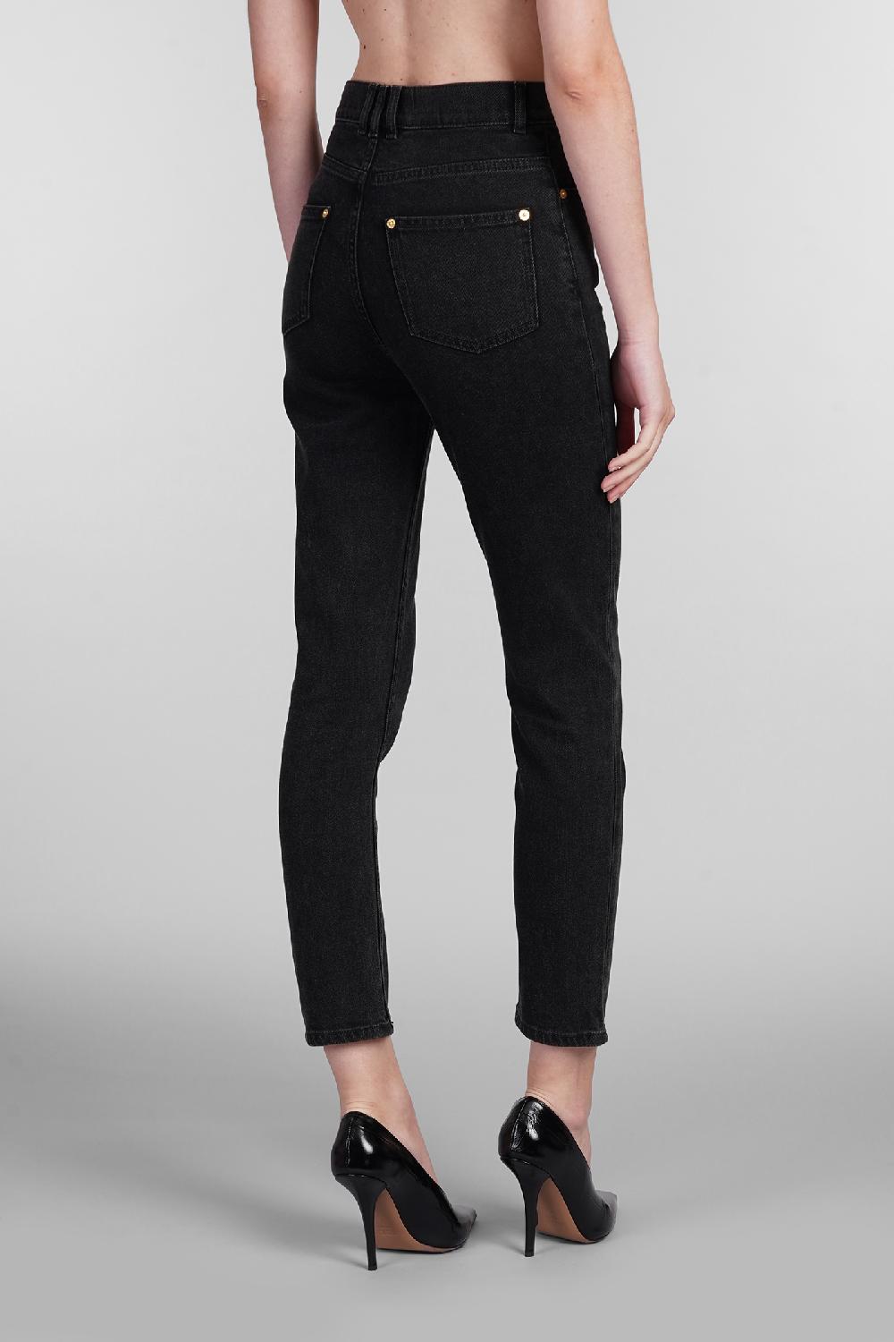 Deliberti Balmain Jeans In Cotone Nero Cod. 403036 - Deliberti The Luxury Shopping