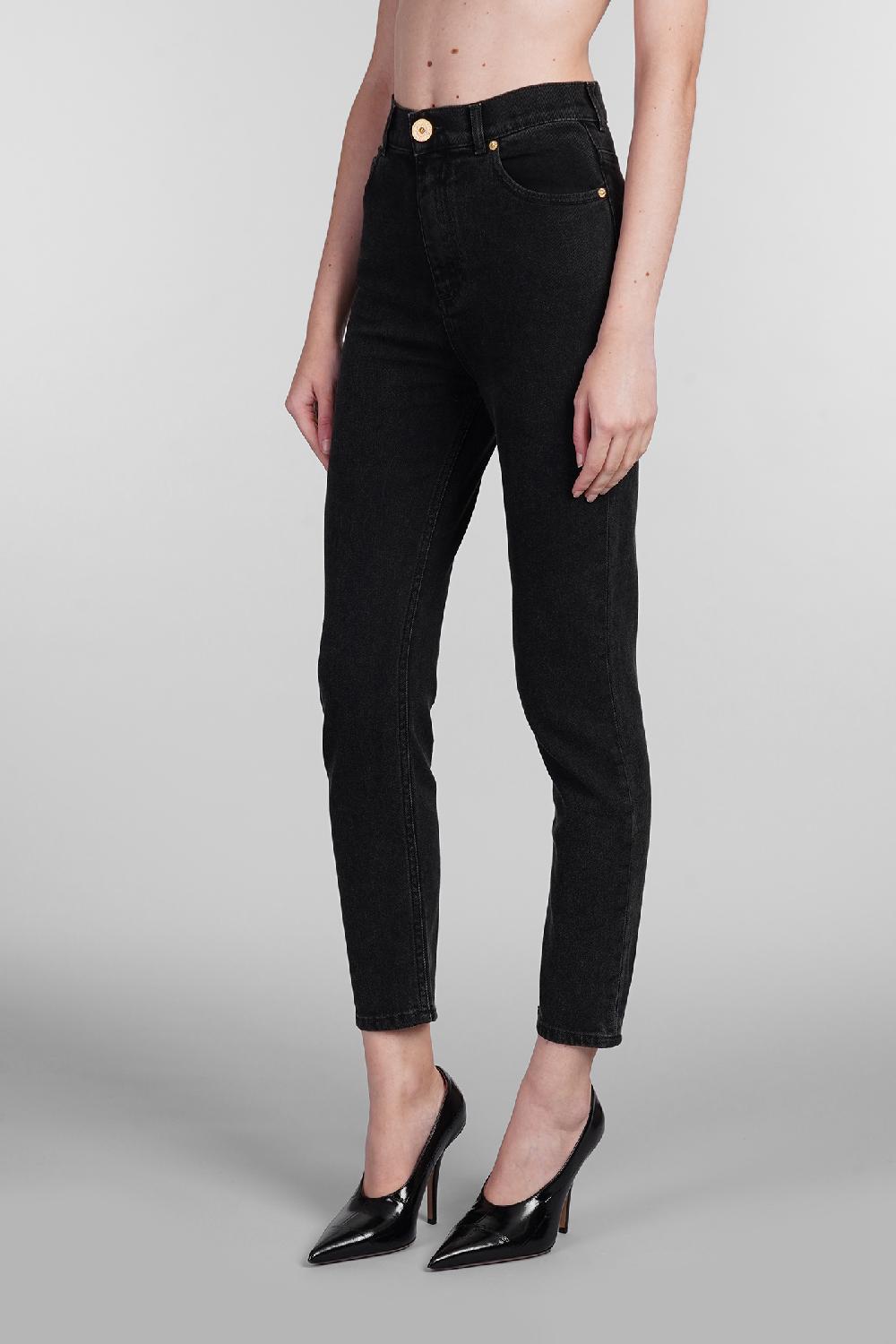Deliberti Balmain Jeans In Cotone Nero Cod. 403036 - Deliberti The Luxury Shopping
