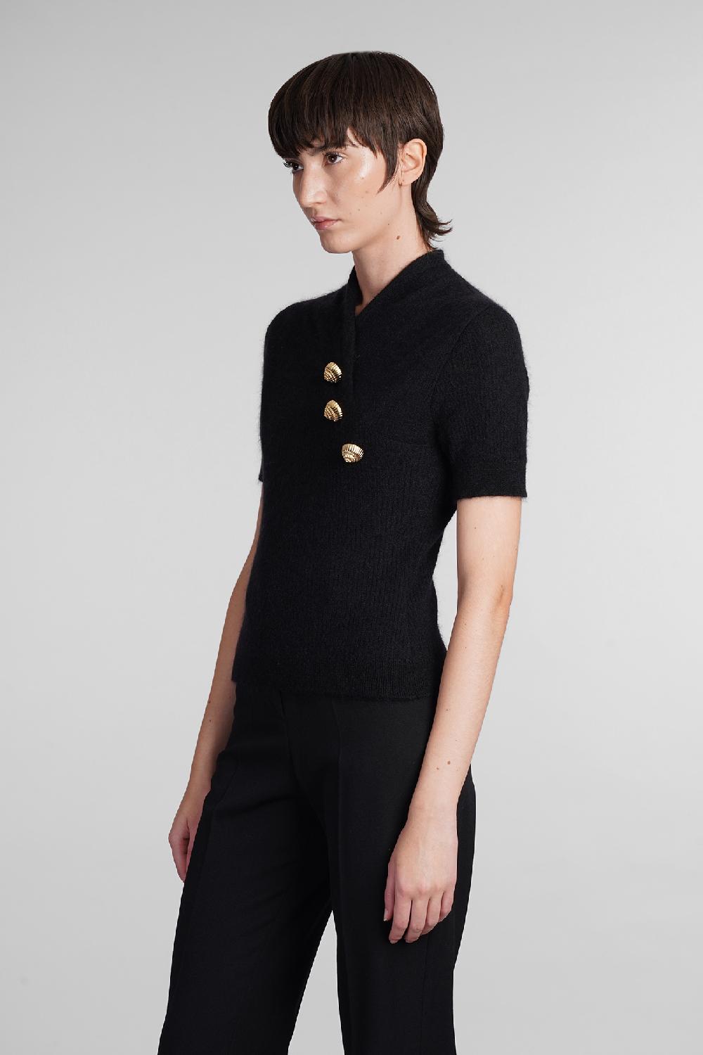 Deliberti Balmain Maglia In Mohair Nero Cod. 406831 - Deliberti The Luxury Shopping
