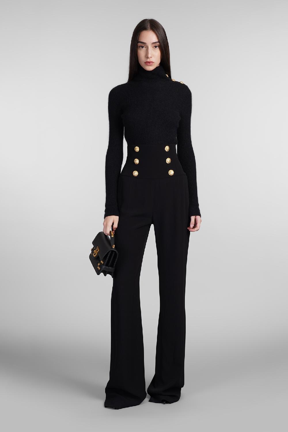 Deliberti Balmain Maglia In Mohair Nero Cod. 406832 - Deliberti The Luxury Shopping