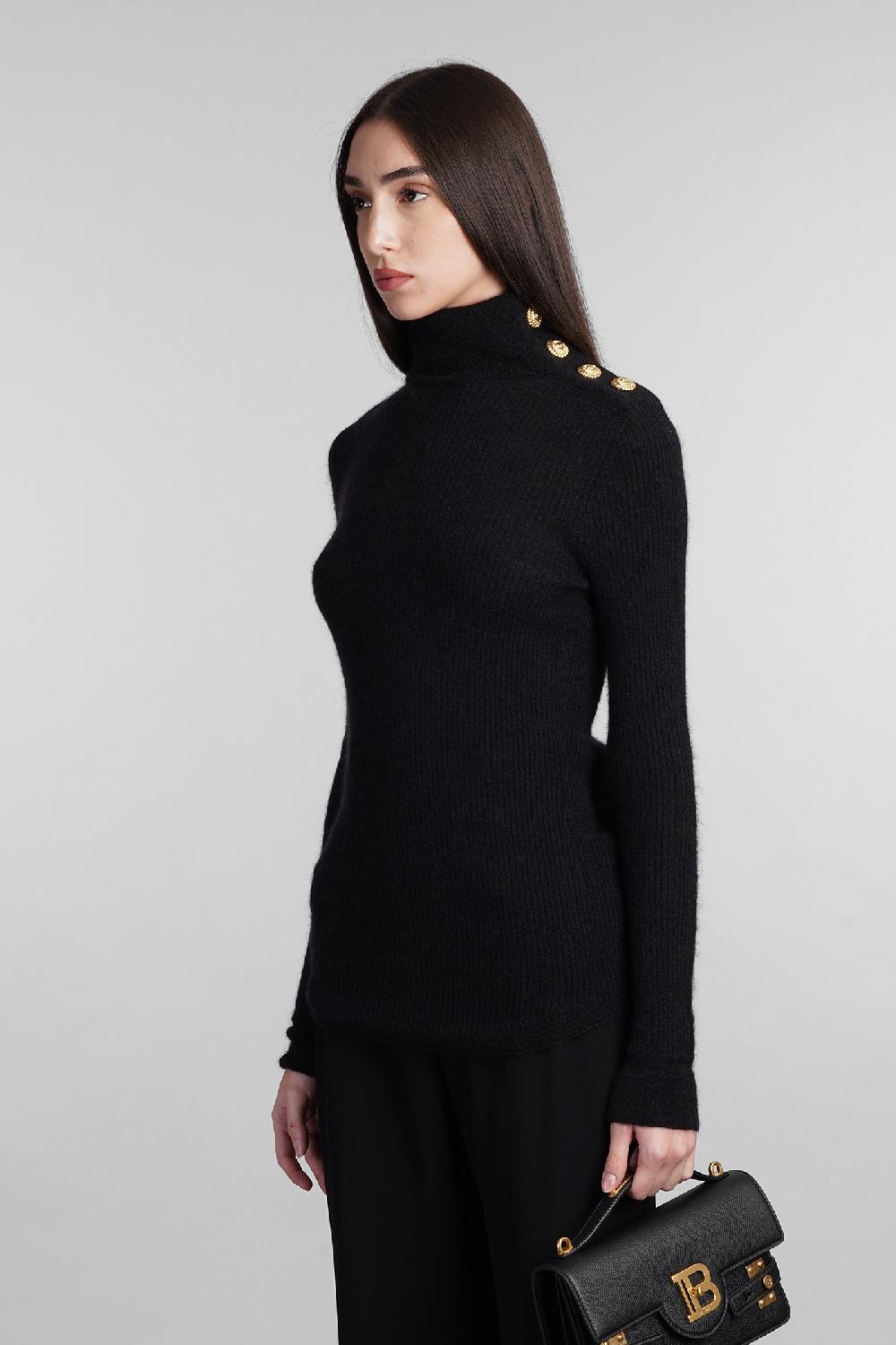 Deliberti Balmain Maglia In Mohair Nero Cod. 406832 - Deliberti The Luxury Shopping