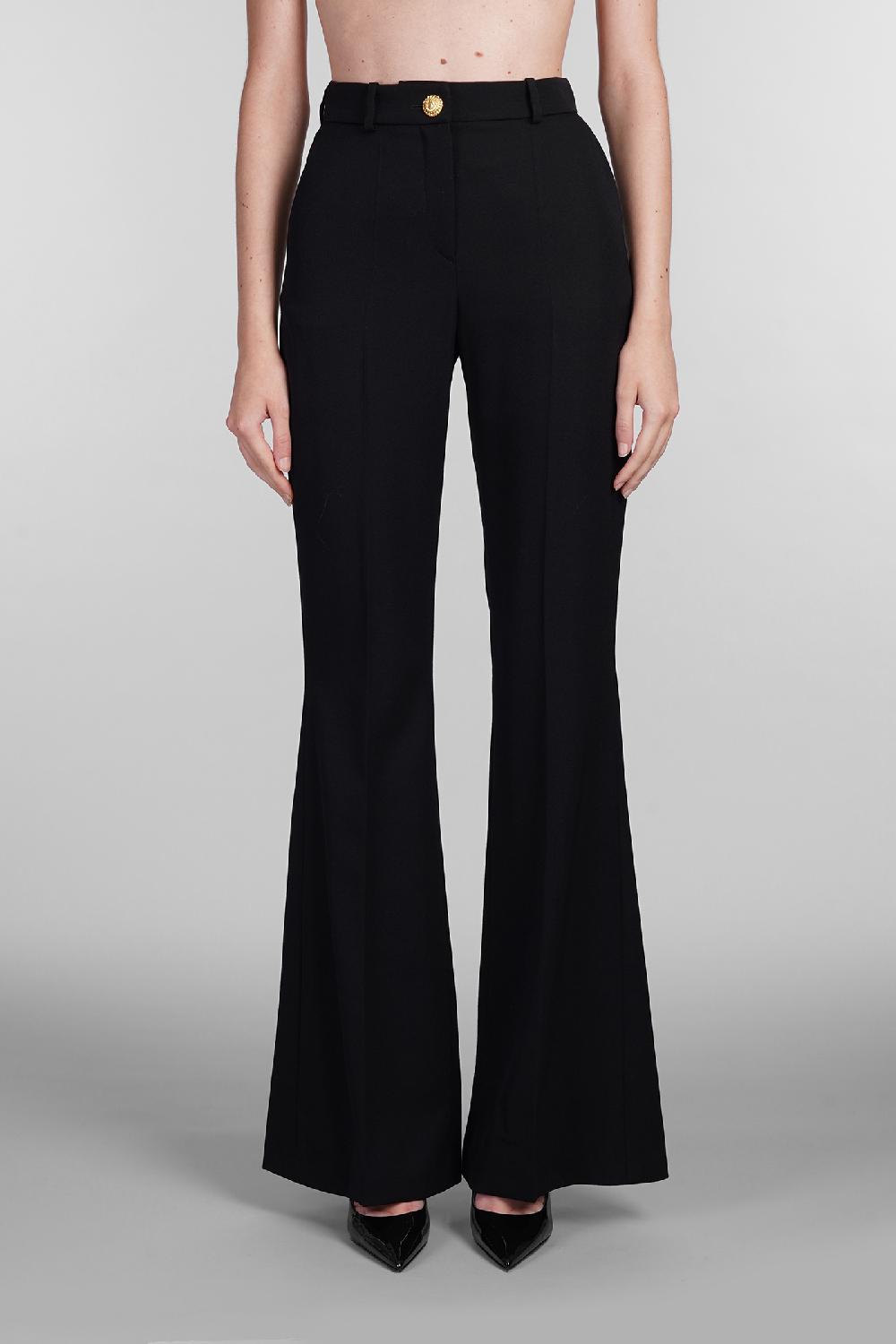 Deliberti Balmain Pantalone in lana nera cod. 403037 - Deliberti The Luxury Shopping