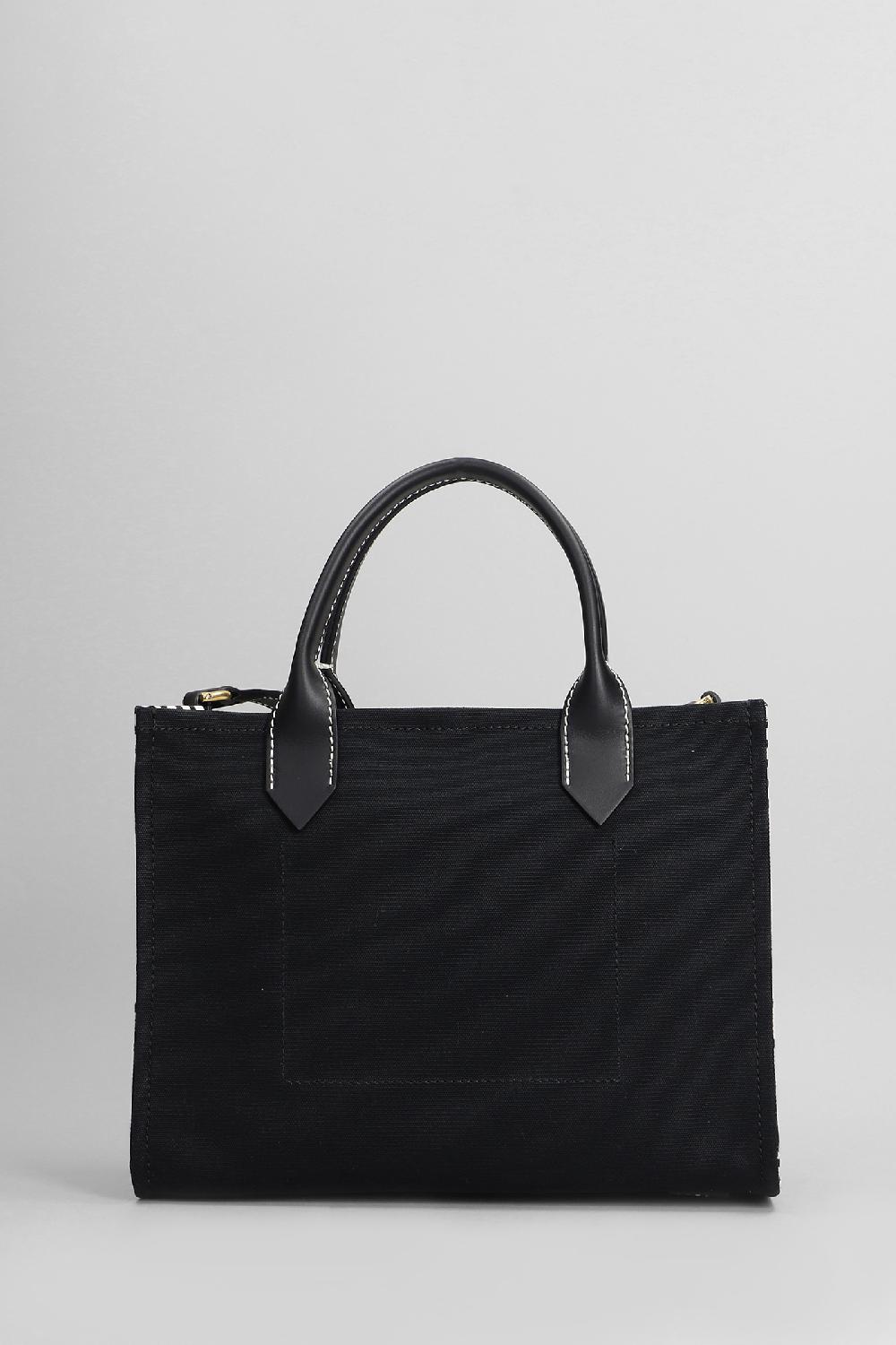 Deliberti Balmain Tote B Army In Cotone Nero Cod. 403097 - Deliberti The Luxury Shopping