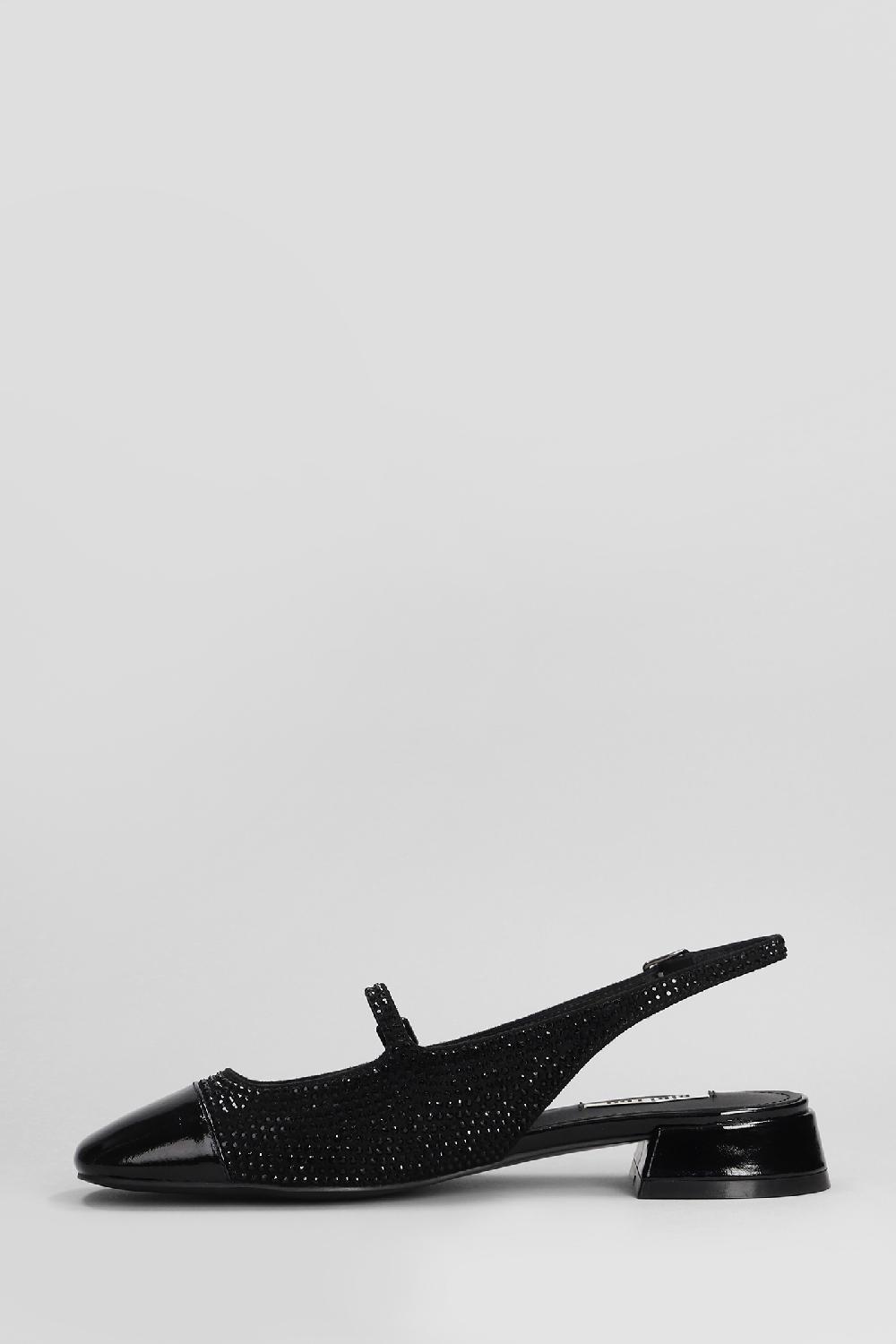 Deliberti Bibi Lou Ballerine Daniella Slingbac 25 In Camoscio Nero Cod. 406013 - Deliberti The Luxury Shopping