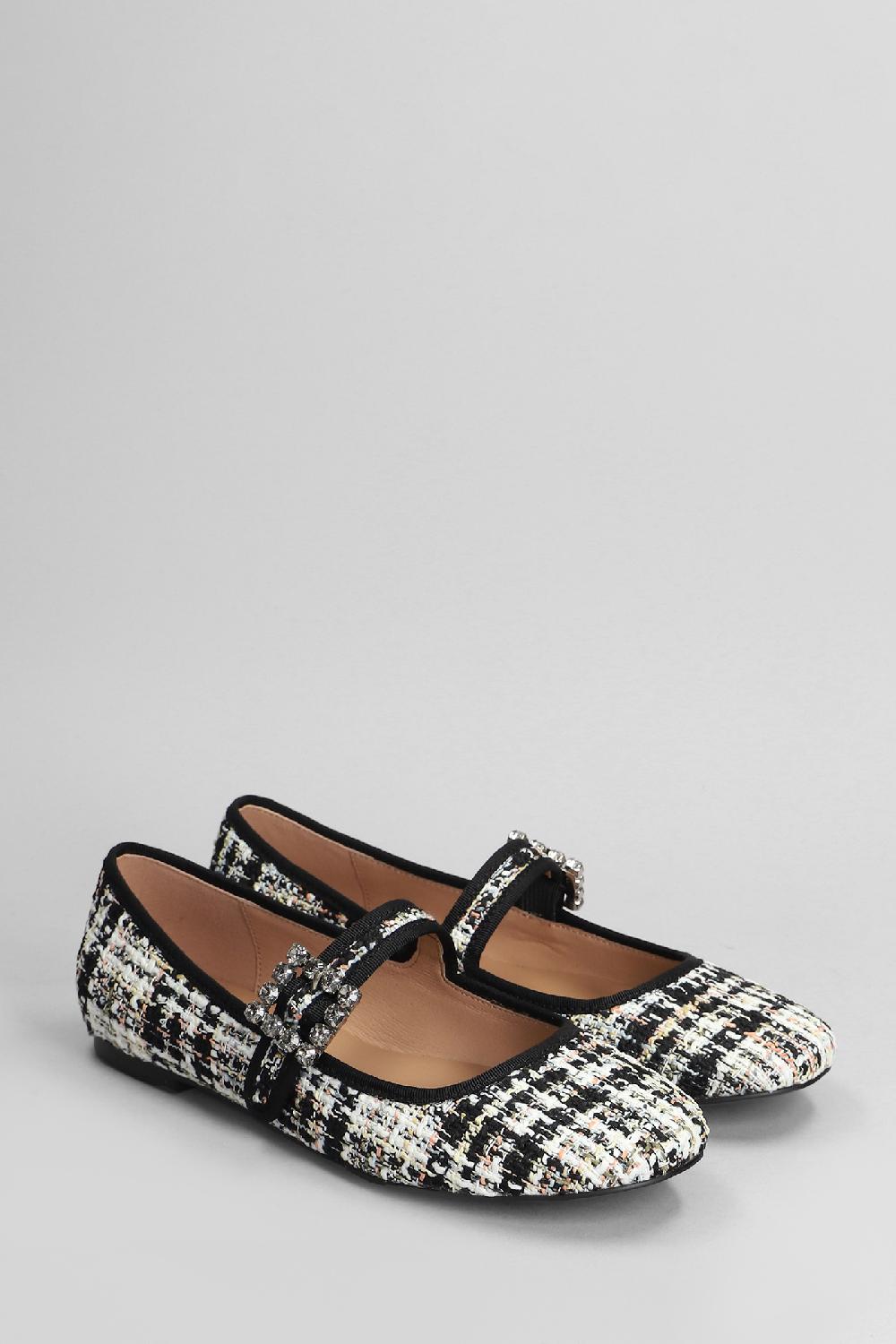 Deliberti Bibi Lou Ballerine Essen Flat In Lana Nera Cod. 405339 - Deliberti The Luxury Shopping