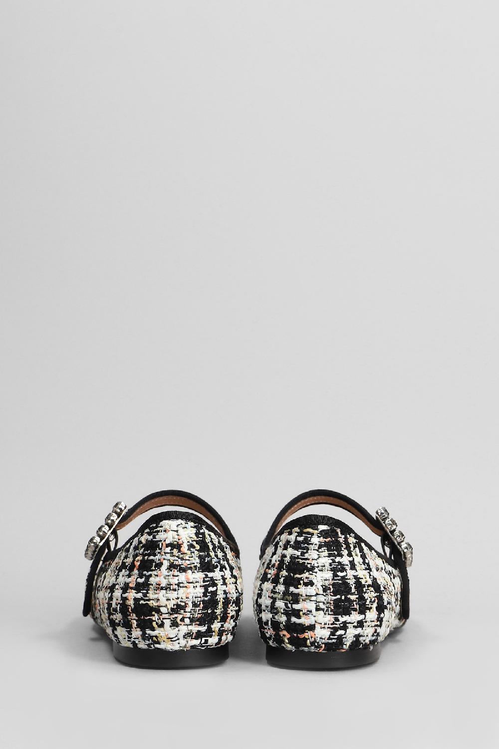 Deliberti Bibi Lou Ballerine Essen Flat In Lana Nera Cod. 405339 - Deliberti The Luxury Shopping