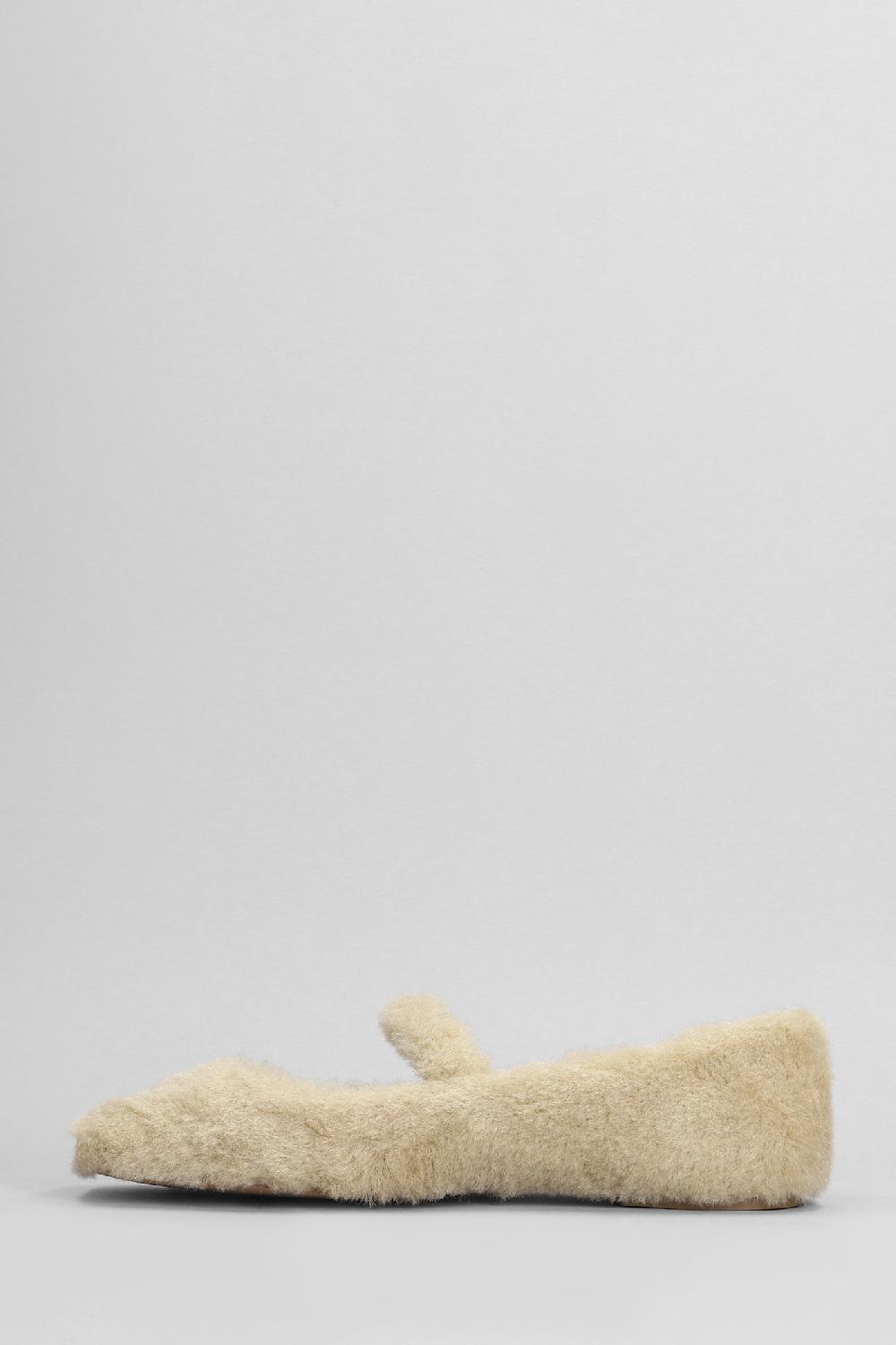Deliberti Bibi Lou Ballerine Julieta Flat In Pelliccia Beige Cod. 405451 - Deliberti The Luxury Shopping