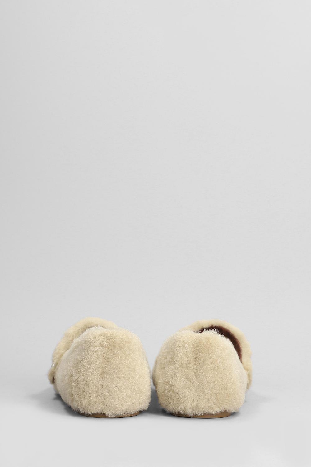 Deliberti Bibi Lou Ballerine Julieta Flat In Pelliccia Beige Cod. 405451 - Deliberti The Luxury Shopping