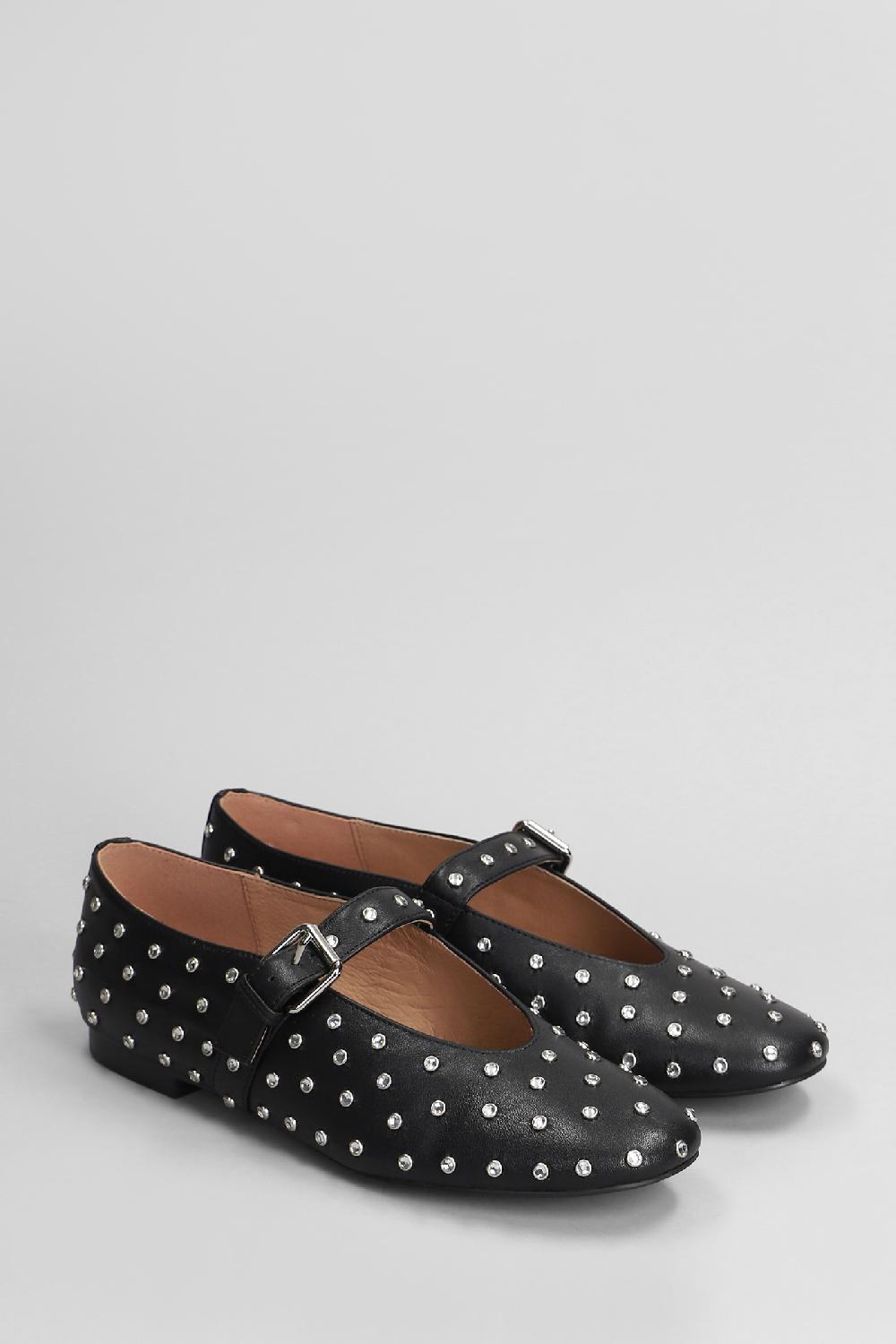 Deliberti Bibi Lou Ballerine Naila Flat In Pelle Nera Cod. 406736 - Deliberti The Luxury Shopping