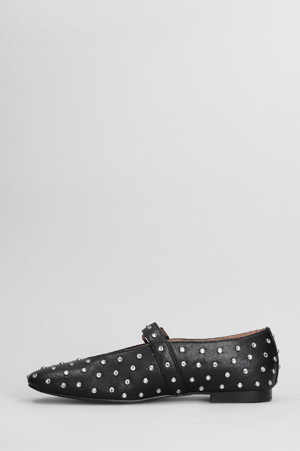 Deliberti Bibi Lou Ballerine Naila Flat In Pelle Nera Cod. 406736 - Deliberti The Luxury Shopping