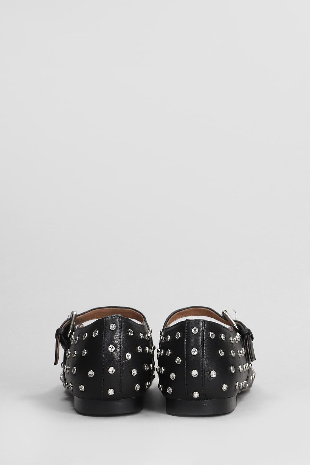 Deliberti Bibi Lou Ballerine Naila Flat In Pelle Nera Cod. 406736 - Deliberti The Luxury Shopping