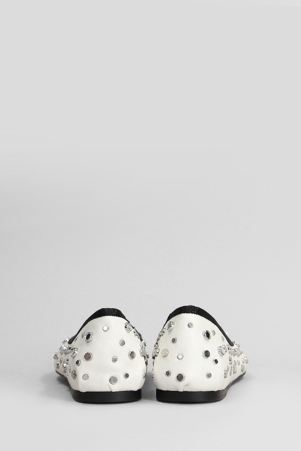 Deliberti Bibi Lou Ballerine Zuri Flat In Pelle Bianca Cod. 409353 - Deliberti The Luxury Shopping
