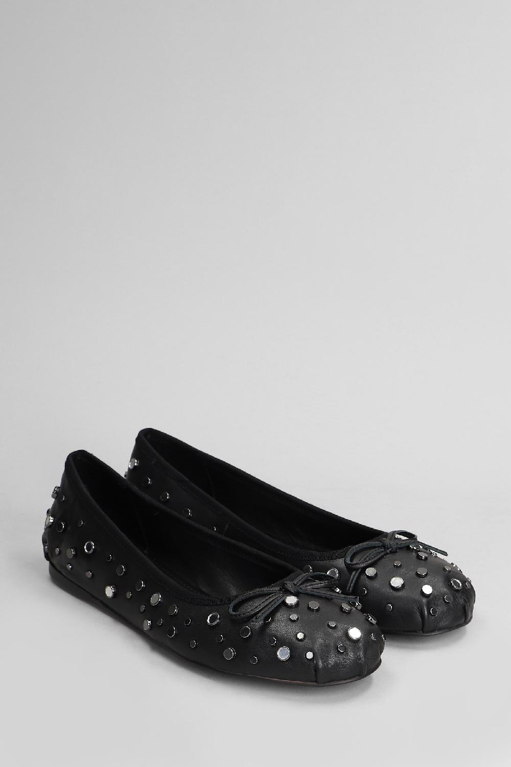 Deliberti Bibi Lou Ballerine Zuri Flat In Pelle Nera Cod. 409354 - Deliberti The Luxury Shopping